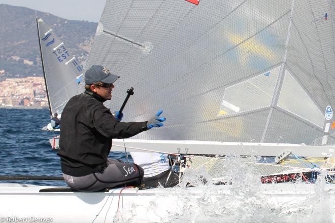 Zach Railey - 2016 Finn Europeans in Barcelona ©  Robert Deaves